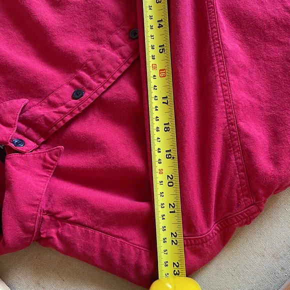 GAP Fire-engine Red Casual Button Up - Size S - Picture 8 of 8
